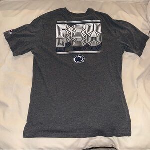 Champion Gray PSU Men's T-Shirt